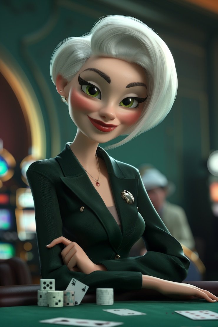 Multi-view live casino studio with multiple tables and dealers