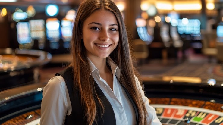 HD multi-camera broadcast of live dealer roulette